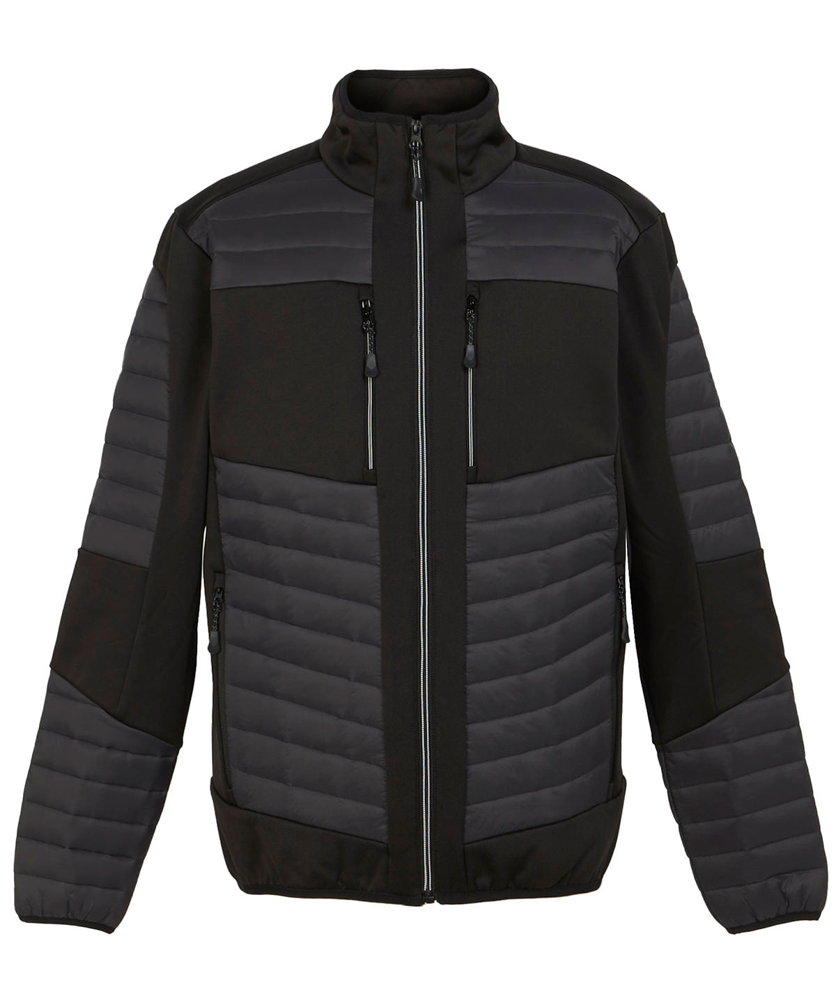 E-Volve unisex thermal hybrid jacket - Ash/Black