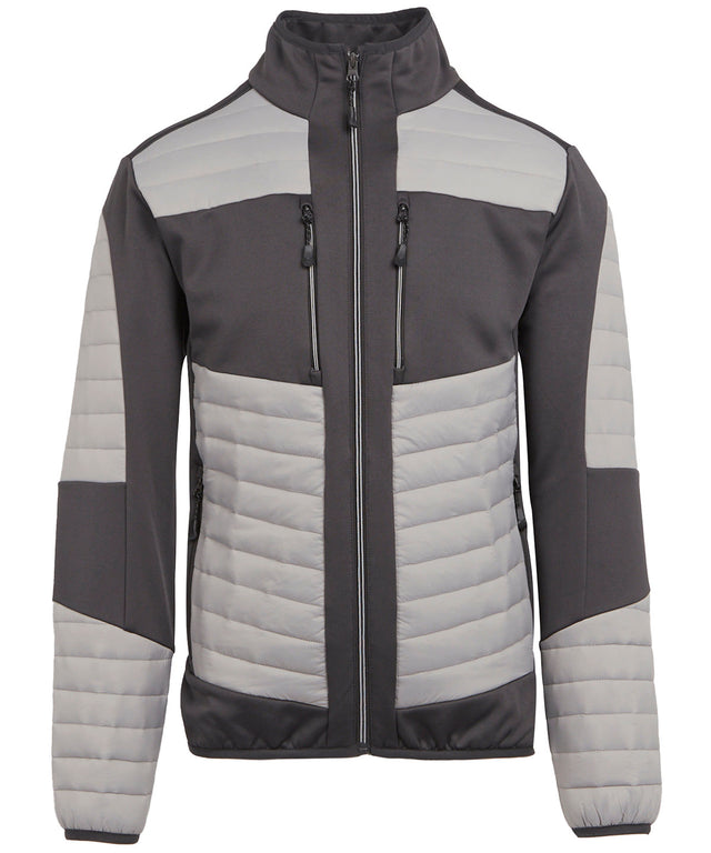 E-Volve unisex thermal hybrid jacket - Mineral Grey/Ash