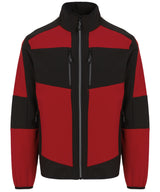 E-Volve unisex 2-layer softshell jacket - Classic Red/Black