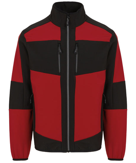 E-Volve unisex 2-layer softshell jacket - Classic Red/Black