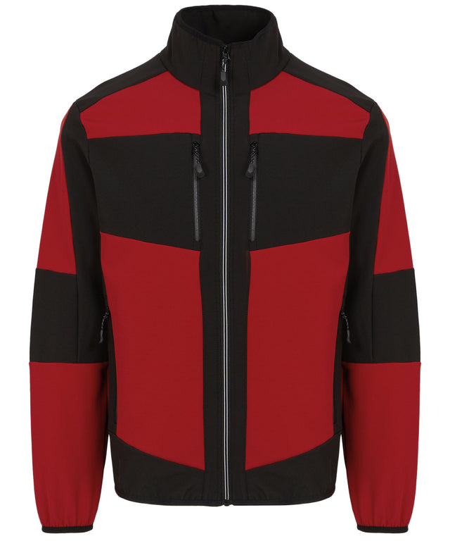 E-Volve unisex 2-layer softshell jacket - Classic Red/Black