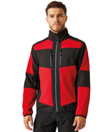 E-Volve unisex 2-layer softshell jacket - Classic Red/Black