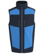 E-Volve unisex 2-layer softshell bodywarmer - Strong Blue/Navy