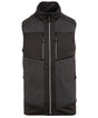 E-Volve unisex knit-effect stretch bodywarmer - Ash/Black