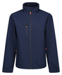 Thermogen Powercell 5000 heated softshell jacket - Navy/Magma