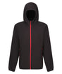 Navigate full zip-fleece - Black/Classic Red