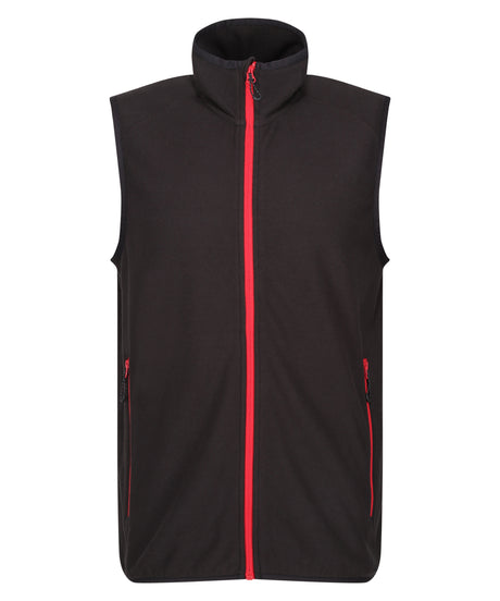 Navigate fleece bodywarmer - Black/Classic Red