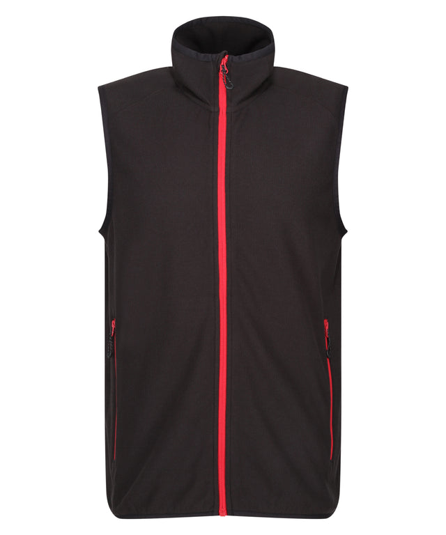 Navigate fleece bodywarmer - Black/Classic Red