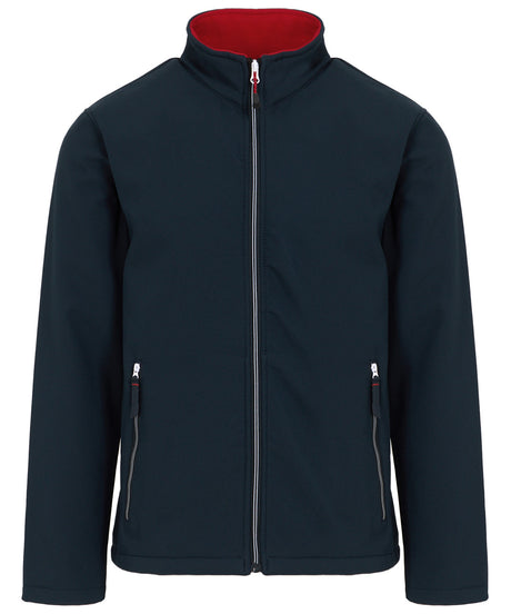 Ascender 2-layer softshell - Navy/Classic Red