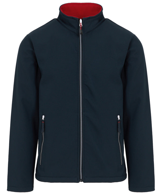 Ascender 2-layer softshell - Navy/Classic Red