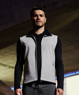 Ascender 2-layer softshell bodywarmer - Black/Mineral Grey