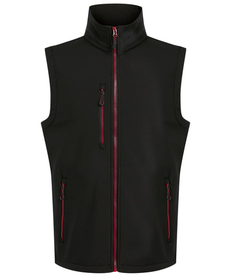 Navigate 2-layer softshell bodywarmer - Black/Classic Red