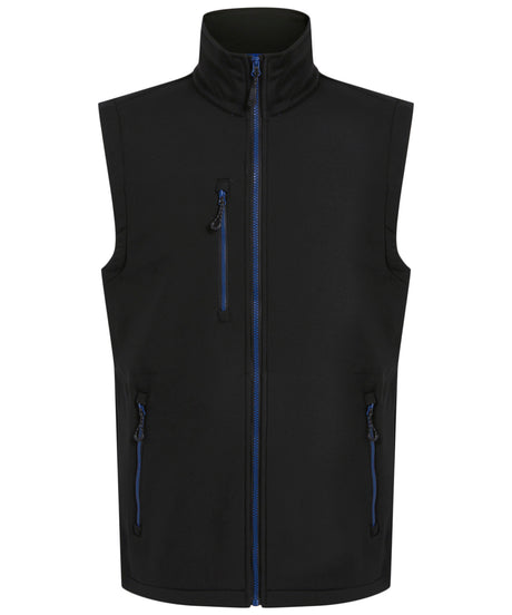 Navigate 2-layer softshell bodywarmer - Black/New Royal