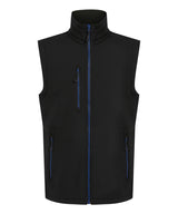 Navigate 2-layer softshell bodywarmer - Black/New Royal