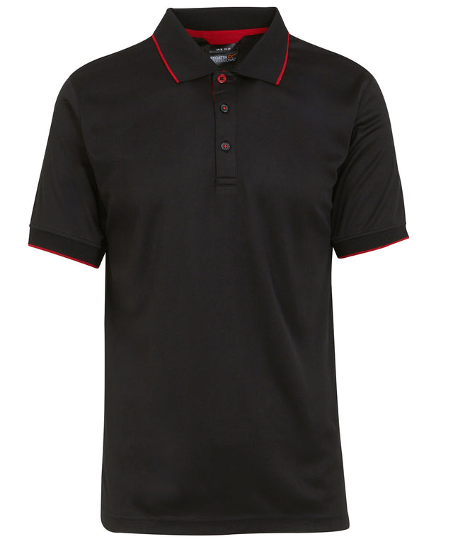 Navigate short sleeve polo - Black/Classic Red