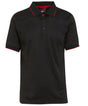 Navigate short sleeve polo - Black/Classic Red