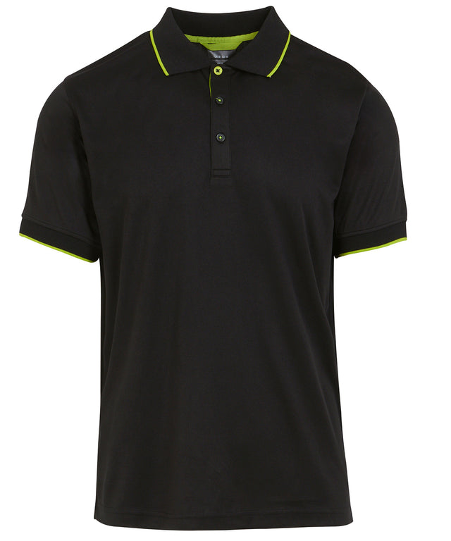 Navigate short sleeve polo - Black/Lime