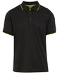 Navigate short sleeve polo - Black/Lime