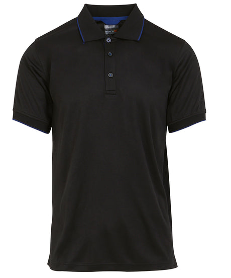 Navigate short sleeve polo - Black/New Royal