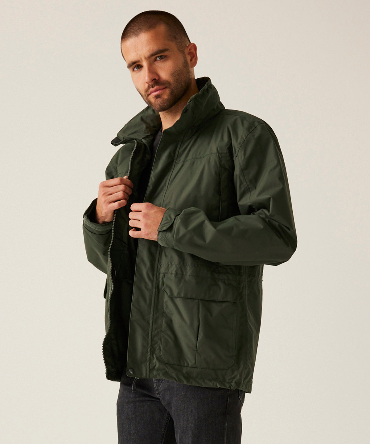 Vertex III microfibre jacket - Dark Olive