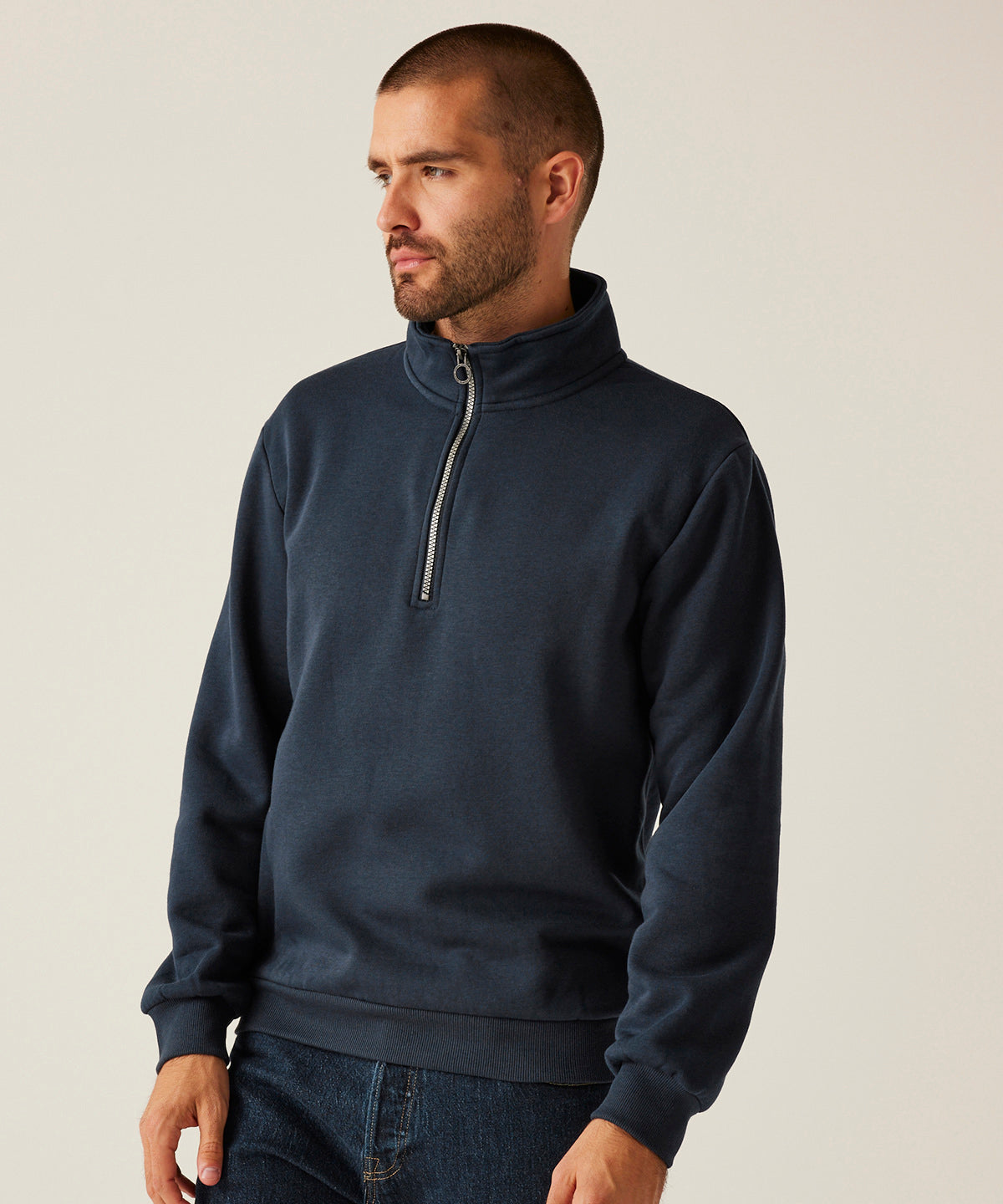 Pro ¼-zip sweatshirt - Seal Grey