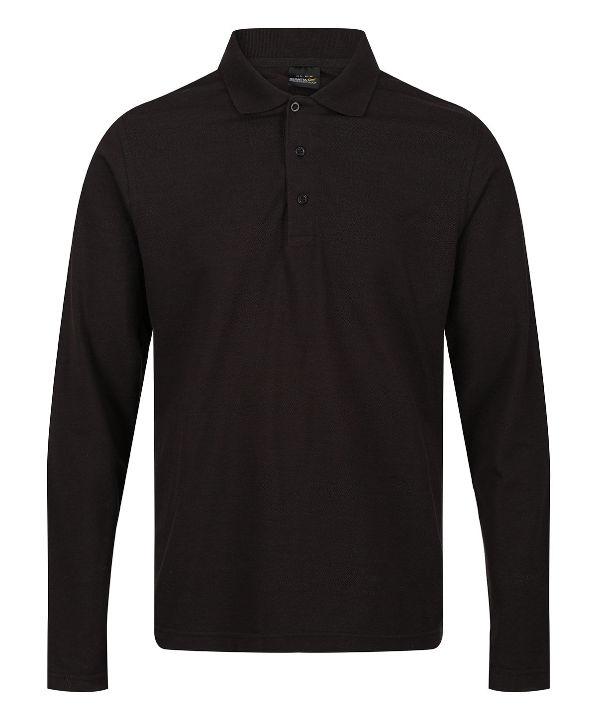 Pro 65/35 long sleeve polo - Black