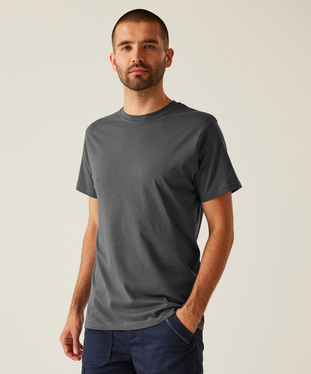 Pro soft-touch cotton t-shirt - Black