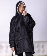 The Ribbon oversized cosy reversible sherpa hoodie