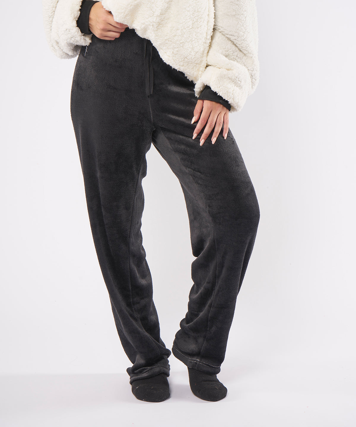 The Ribbon luxury Eskimo-style fleece pants