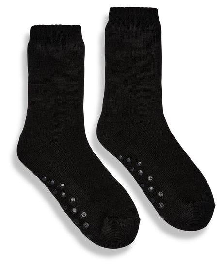 Cozy Eskimo-Style Fleece Socks - Black