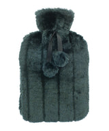 Luxury classic faux fur hot water bottle and cover