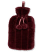 Luxury classic faux fur hot water bottle and cover