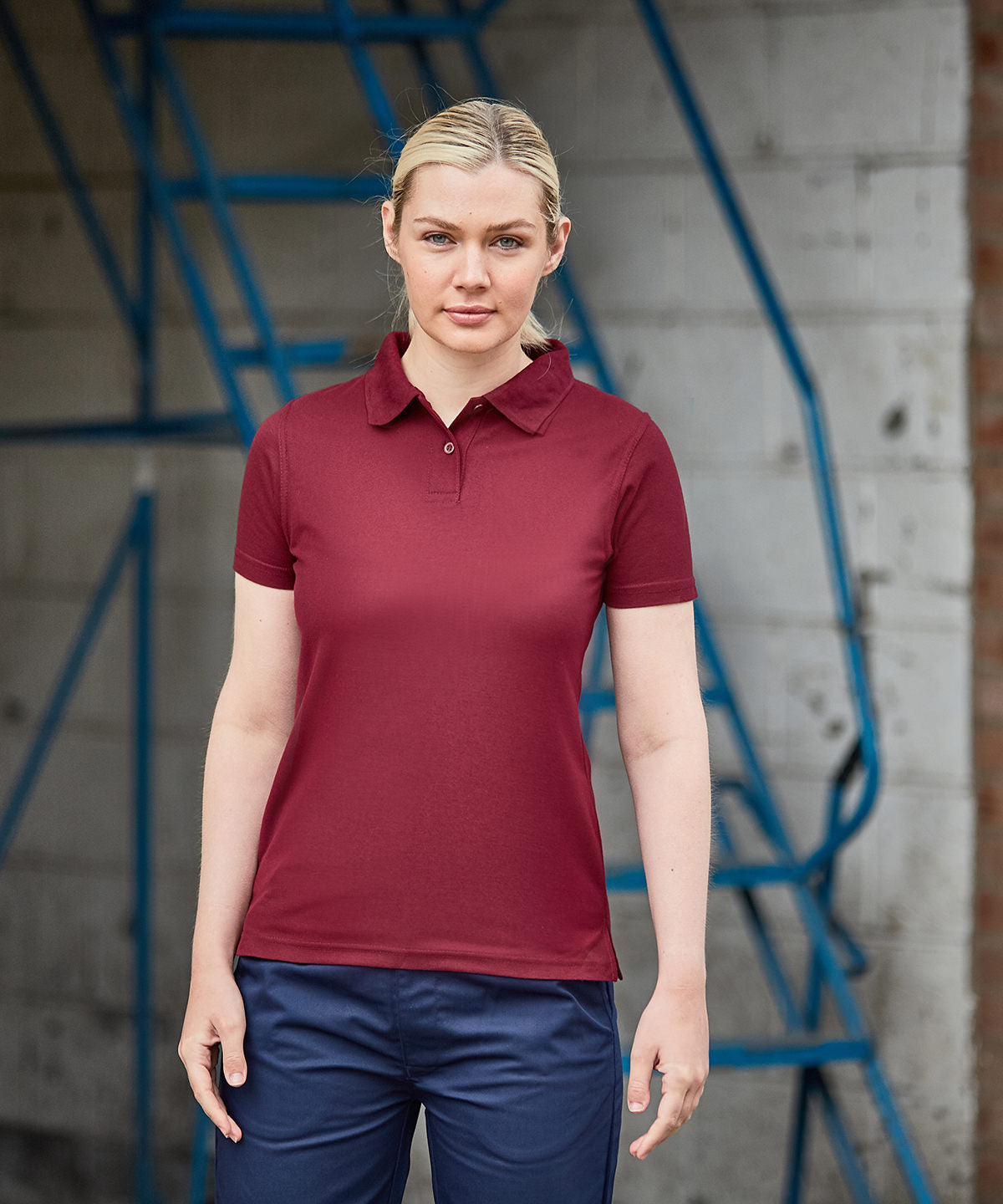 Women's Performance Polo - Red