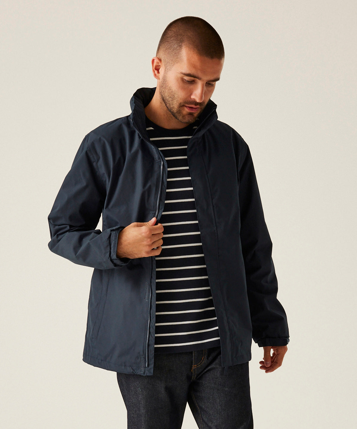 Ardmore waterproof shell jacket - Navy  /Classic Red