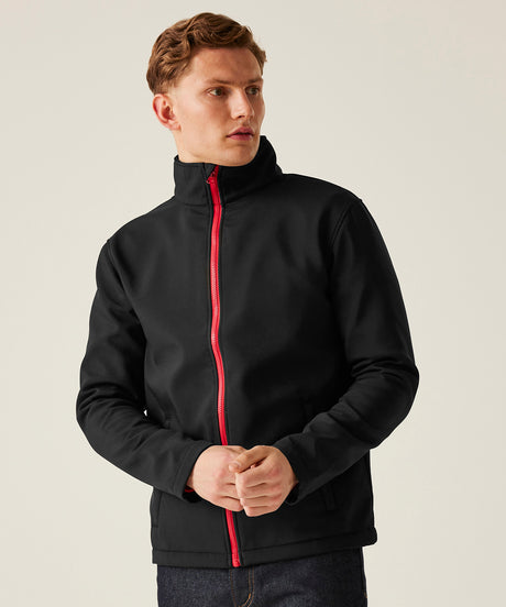 Ablaze printable softshell - Black/Classic Red