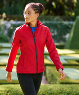 Regatta - Women's Ablaze printable softshell - White/Light Steel