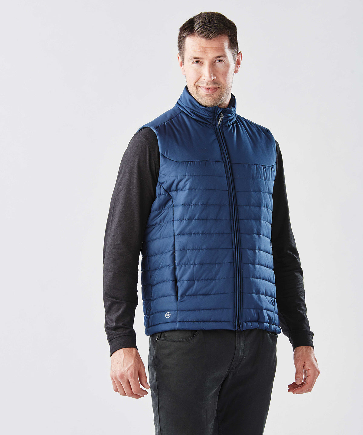 Nautilus quilted bodywarmer - Azure Blue