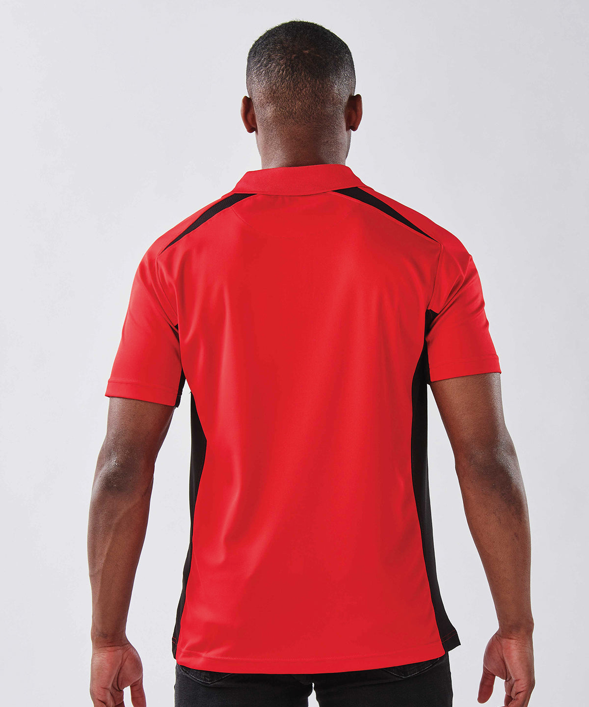 Two-tone polo - Red/Black