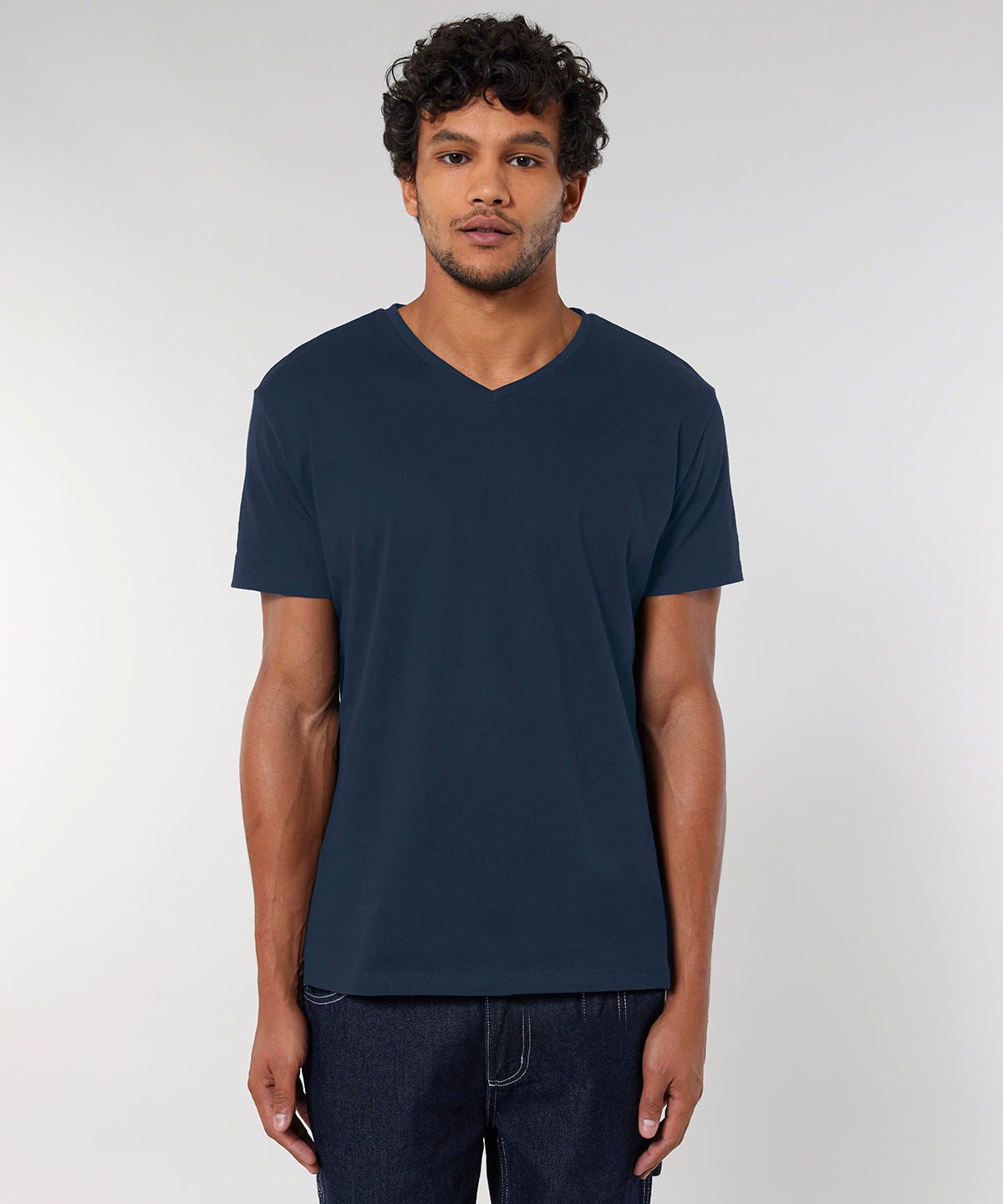 V-Neck Presenter T-Shirt - Dark Heather Grey