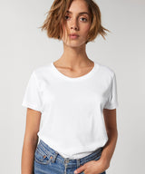 Comfy Fitted Tee for Women - Majorelle Blue