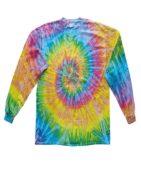 Tie-Dye Long Sleeve Shirt - Rainbow