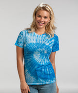 Tie-Dye T-Shirt for Women - Spider Royal