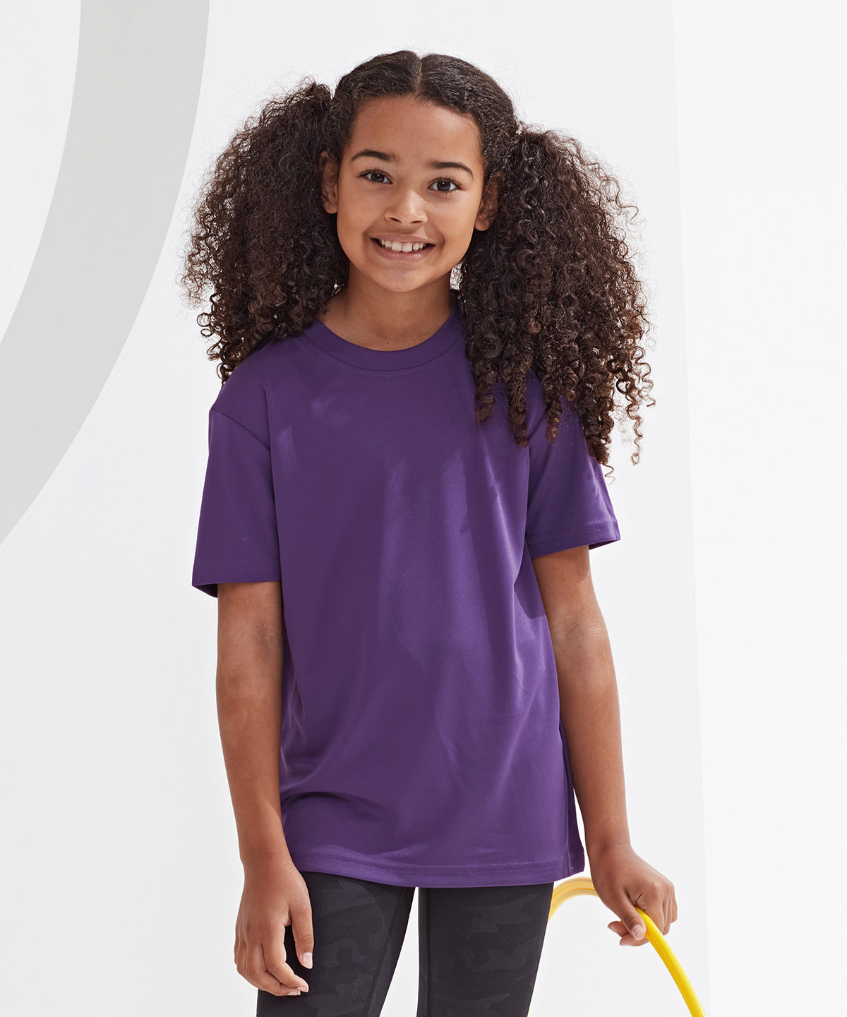 Children's Active Tee - Blue Melange