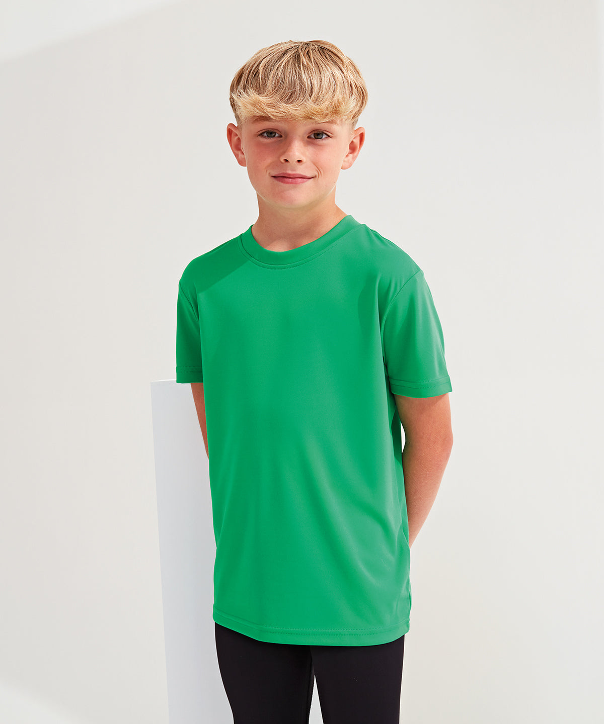 Children's Active Tee - Blue Melange