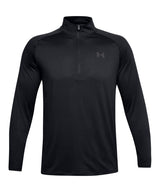 Under Armour - Tech™ 2.0  1/2 zip long sleeve - Black/Charcoal