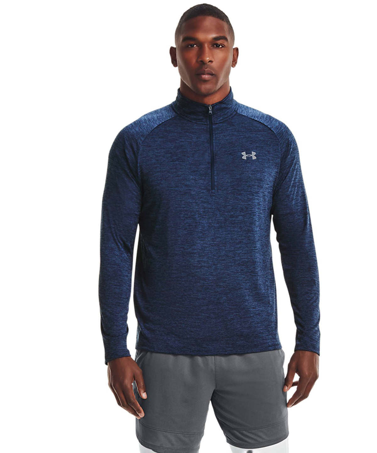 Under Armour - Tech™ 2.0  1/2 zip long sleeve - Academy Navy