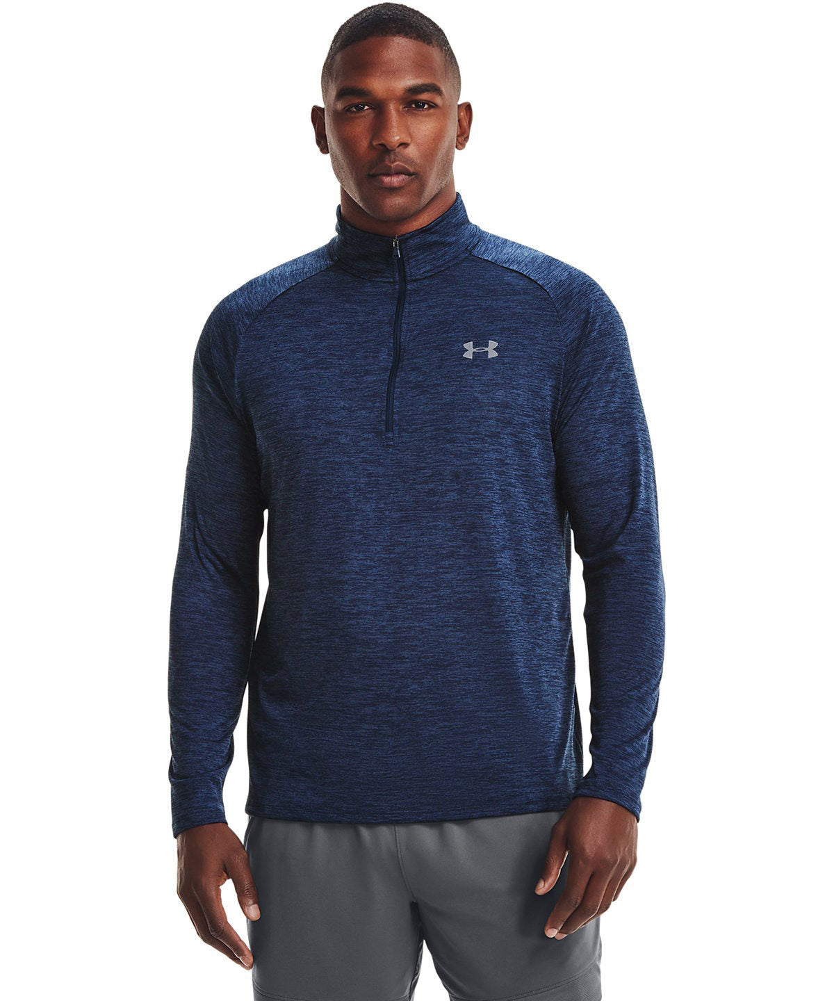 Under Armour - Tech™ 2.0  1/2 zip long sleeve - Academy Navy