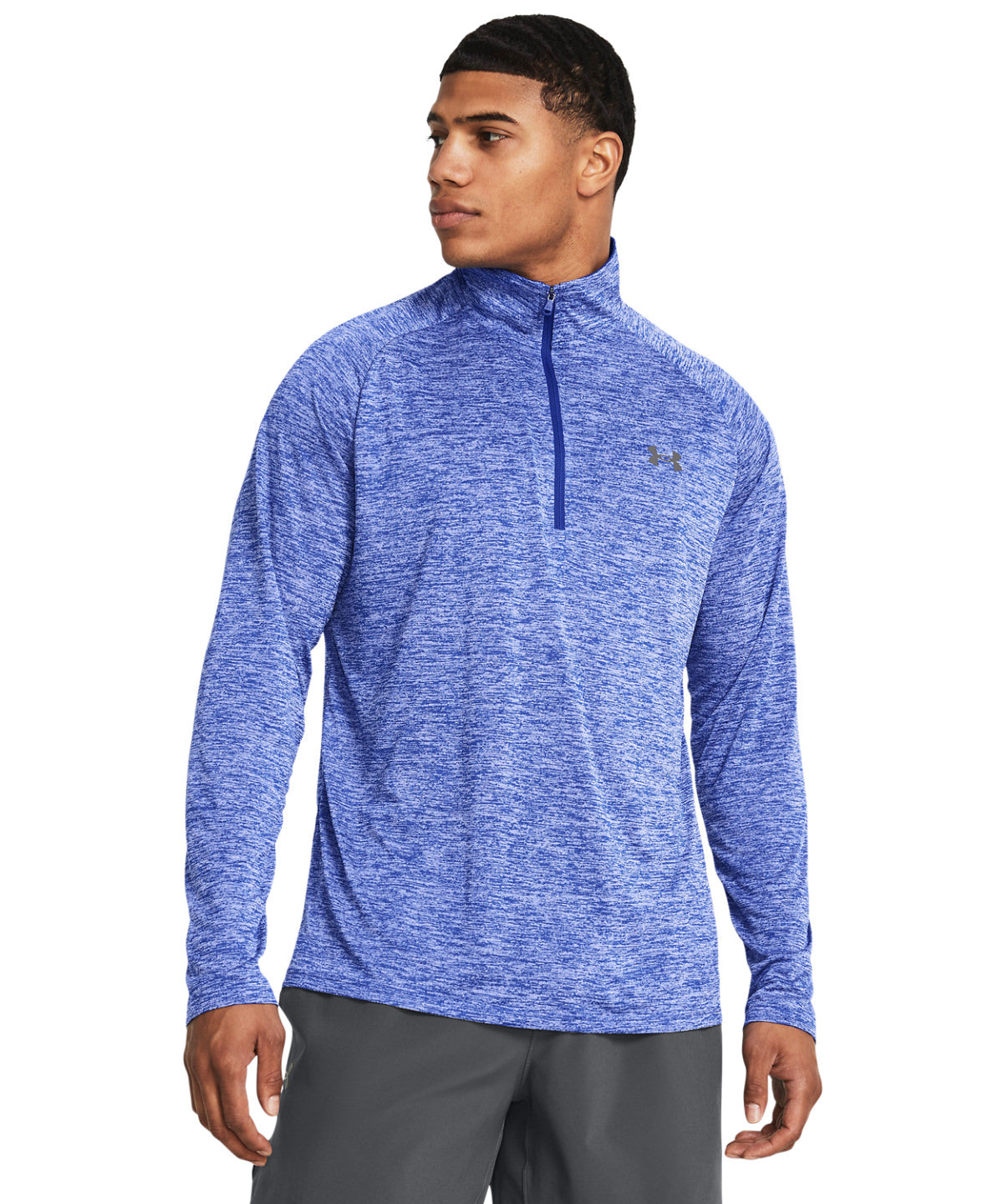 Under Armour - Tech™ 2.0  1/2 zip long sleeve - Academy Navy