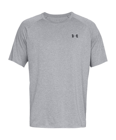 Under Armour - Tech™ short sleeve - Steel Light Heather/Black