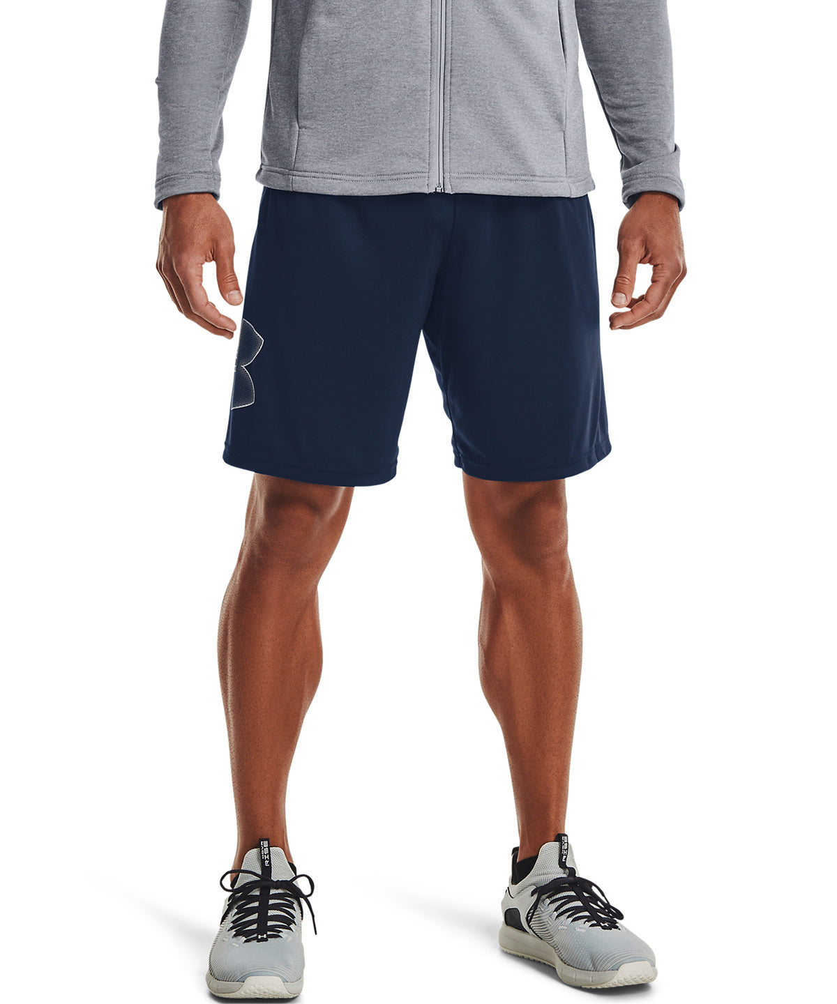 Under Armour - Tech™ graphic shorts - Steel/Black